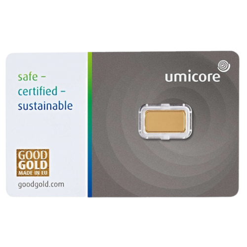 1g Goldbarren Umicore