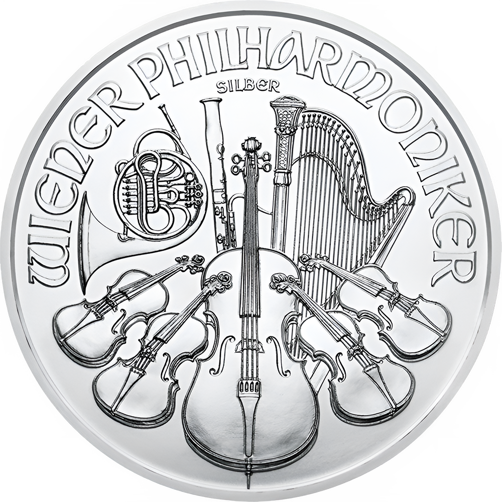 1 Unze Silber Wiener Philharmoniker 2025