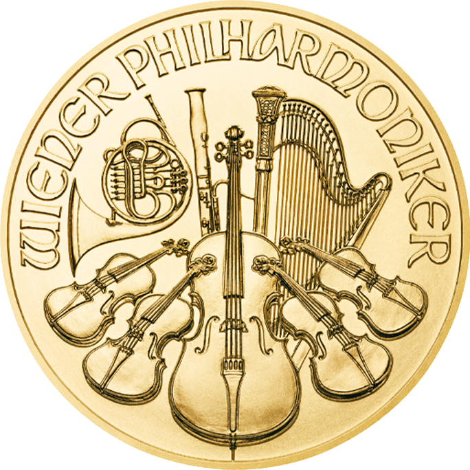 1 Unze Gold Wiener Philharmoniker 2025