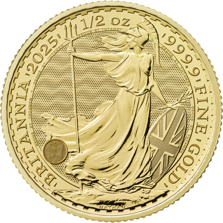 1/2 Unze Gold Britannia 2025