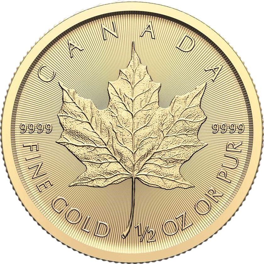 1/2 Unze Gold Maple Leaf 2025