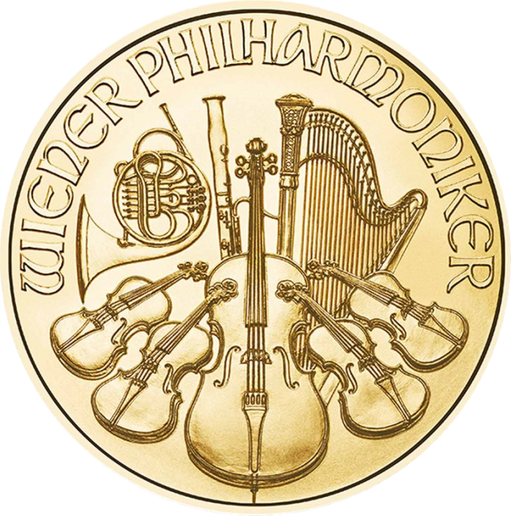 1/2 Unze Gold Wiener Philharmoniker 2025