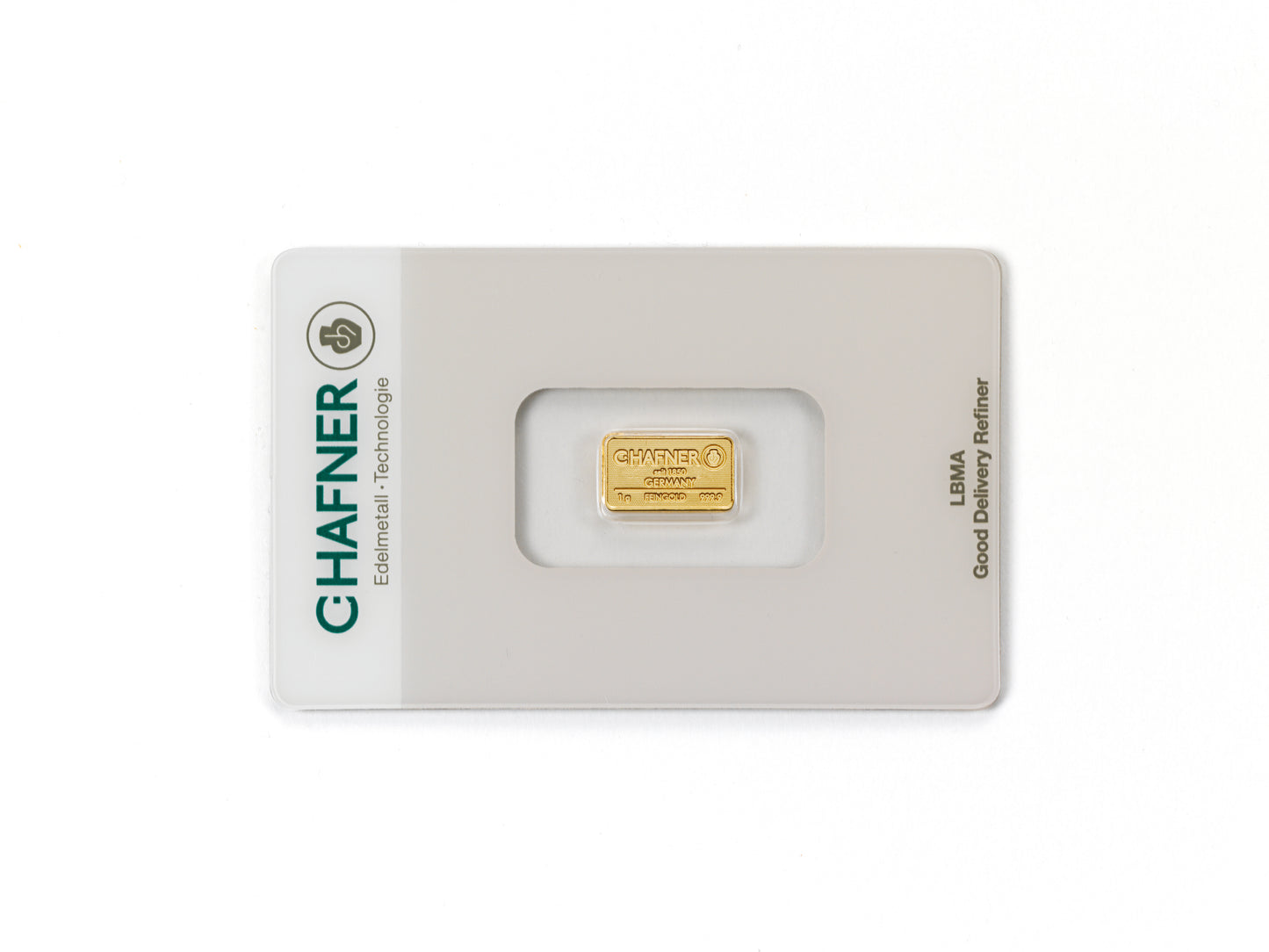 1g Goldbarren C.Hafner